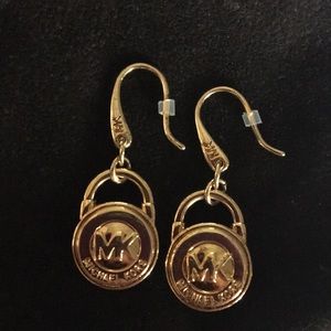 Michael Kors padlock earrings